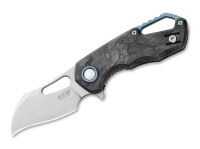 Taschenmesser, Schwarz, Daumenöffnung, Linerlock, M390, Kohlefaser Taschenmesser, Schwarz, Daumenöffnung, Linerlock, M390, Kohlefaser