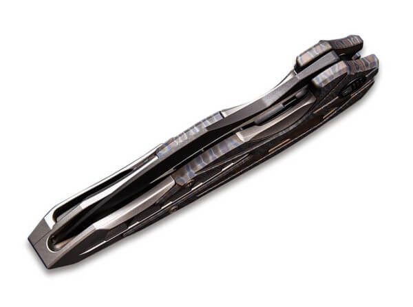 Taschenmesser, Mehrfarbig, Flipper, Framelock, M390, Titan