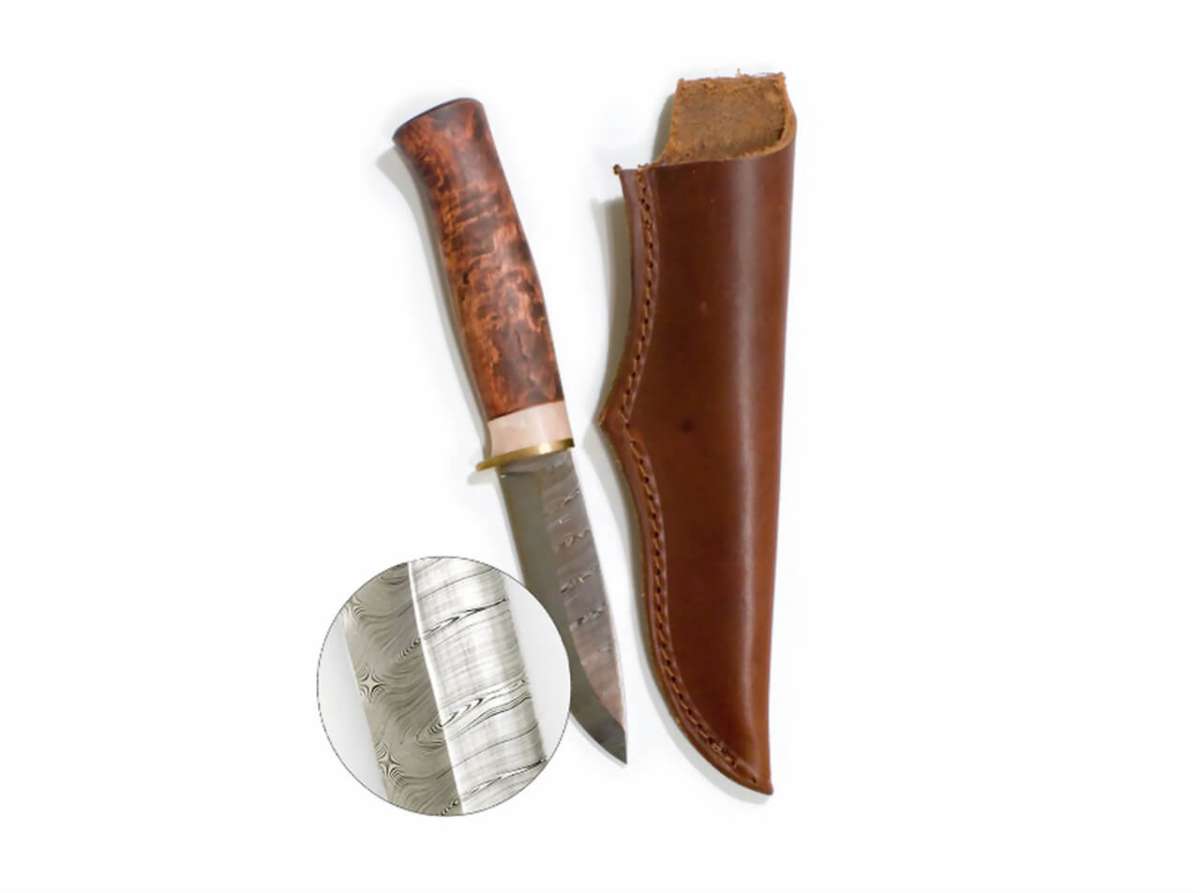 Karesuando Huggaren Damasteel Rose Böker Solingen