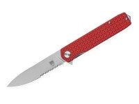 Taschenmesser, Rot, Flipper, Linerlock, D2, G10 Taschenmesser, Rot, Flipper, Linerlock, D2, G10