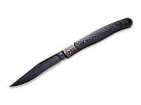 Taschenmesser, Schwarz, Nagelhau, Slipjoint, CPM-S-35VN, Kohlefaser Taschenmesser, Schwarz, Nagelhau, Slipjoint, CPM-S-35VN, Kohlefaser