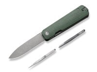 Taschenmesser, Grün, Flipper, Linerlock, Nitro-V, Micarta Taschenmesser, Grün, Flipper, Linerlock, Nitro-V, Micarta