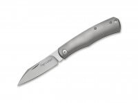 Taschenmesser, Grau, Nagelhau, Slipjoint, M390, Titan Taschenmesser, Grau, Nagelhau, Slipjoint, M390, Titan