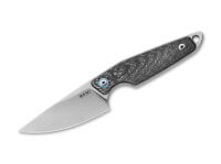 Feststehendes Messer, Schwarz, M390, Kohlefaser Feststehendes Messer, Schwarz, M390, Kohlefaser