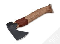 Axt / Tomahawk, Braun, 5Cr15MoV, Buchenholz Axt / Tomahawk, Braun, 5Cr15MoV, Buchenholz