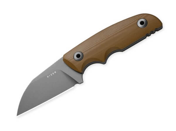 Feststehendes Messer, Braun, AEB-L, G10