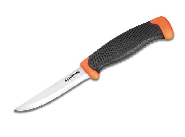 Feststehendes Messer, Orange, Feststehend, Kunststoff
