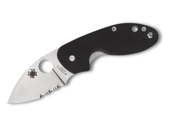 Taschenmesser, Schwarz, Daumenöffnung, Linerlock, 8Cr13MoV, G10