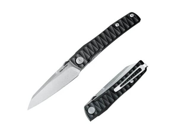 Taschenmesser, Schwarz, Flipper, Linerlock, Nitro-V, G10