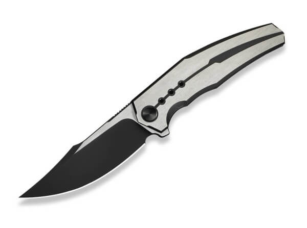 Taschenmesser, Silber, Flipper, Framelock, M390, Titan