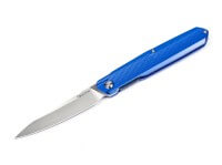 Taschenmesser, Blau, Flipper, Linerlock, 14C28N, Aluminium Taschenmesser, Blau, Flipper, Linerlock, 14C28N, Aluminium