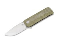 Taschenmesser, Grün, Flipper, Linerlock, M390, Micarta Taschenmesser, Grün, Flipper, Linerlock, M390, Micarta
