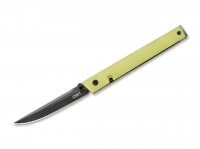 Taschenmesser, Gelb, Daumenpin, Linerlock, 8Cr13MoV, FRN Taschenmesser, Gelb, Daumenpin, Linerlock, 8Cr13MoV, FRN