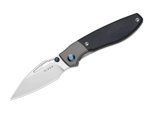 Taschenmesser, Blau, Daumenpin, Framelock, CPM-S-45VN, Titan