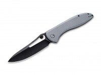 Taschenmesser, Grau, Daumenöffnung, Linerlock, D2, G10 Taschenmesser, Grau, Daumenöffnung, Linerlock, D2, G10
