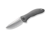 Taschenmesser, Grau, Flipper, Framelock, CPM-20CV, Titan Taschenmesser, Grau, Flipper, Framelock, CPM-20CV, Titan