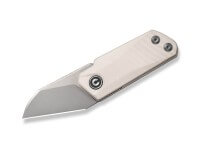 Taschenmesser, Weiß, Flipper, Slipjoint, 9Cr18MoV, G10 Taschenmesser, Weiß, Flipper, Slipjoint, 9Cr18MoV, G10