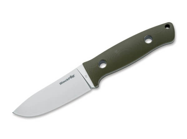 Feststehendes Messer, Grün, D2, G10