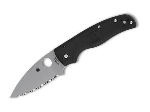Taschenmesser, Schwarz, Daumenöffnung, Compression Lock, FRN