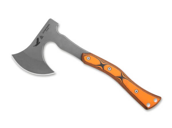 Axt / Tomahawk, Orange, Feststehend, 1095, G10