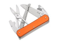 Taschenmesser, Orange, Nagelhau, Slipjoint, N690, Aluminium Taschenmesser, Orange, Nagelhau, Slipjoint, N690, Aluminium