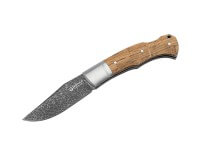 Taschenmesser, Braun, Nein, Backlock, Damast, Eichenholz Taschenmesser, Braun, Nein, Backlock, Damast, Eichenholz