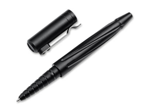 Tactical Pen, Schwarz, Aluminium