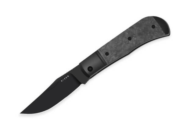 Taschenmesser, Schwarz, Nagelhau, Slipjoint, CPM-S-45VN, Titan