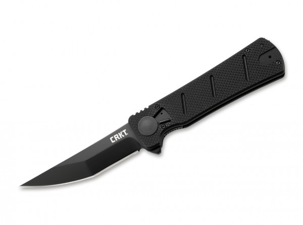 Taschenmesser, Schwarz, Flipper, Linerlock, 4116, G10