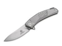 Taschenmesser, Grau, Flipper, Framelock, D2, Titan Taschenmesser, Grau, Flipper, Framelock, D2, Titan