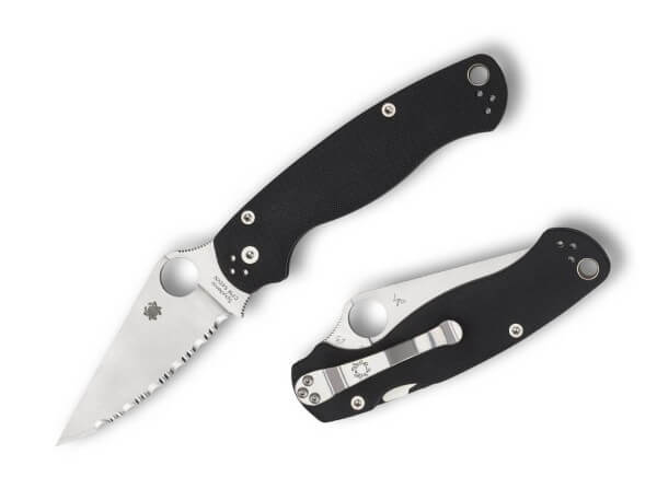 Taschenmesser, Schwarz, Daumenöffnung, Compression Lock, CPM-S-45VN, G10
