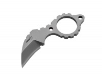 Feststehendes Messer, Silber, Feststehend, 440C, Edelstahl Feststehendes Messer, Silber, Feststehend, 440C, Edelstahl