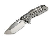 Taschenmesser, Grau, Flipper, Framelock, CPM-3V, Titan Taschenmesser, Grau, Flipper, Framelock, CPM-3V, Titan