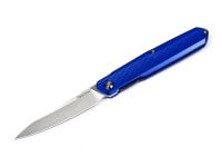 Taschenmesser, Blau, Flipper, Linerlock, 14C28N, Aluminium Taschenmesser, Blau, Flipper, Linerlock, 14C28N, Aluminium