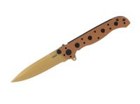 Taschenmesser, Braun, Flipper, Linerlock, D2, GRN Taschenmesser, Braun, Flipper, Linerlock, D2, GRN