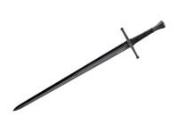 Feststehendes Messer, Schwarz, Kohlenstoffstahl, TPR Feststehendes Messer, Schwarz, Kohlenstoffstahl, TPR