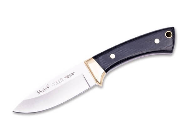 Feststehendes Messer, Schwarz, X50CrMoV15, Micarta