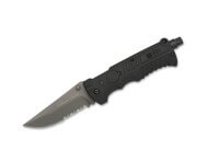 Taschenmesser, Schwarz, Daumenpin, Linerlock, 7Cr17MoV, Kunststoff Taschenmesser, Schwarz, Daumenpin, Linerlock, 7Cr17MoV, Kunststoff