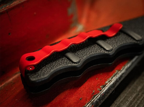 Taschenmesser, Schwarz, Druckknopf, Druckknopf, AUS-8, Aluminium