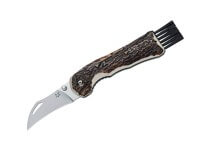 Taschenmesser, Braun, Nagelhau, Slipjoint, 12C27, Hirschhorn Taschenmesser, Braun, Nagelhau, Slipjoint, 12C27, Hirschhorn