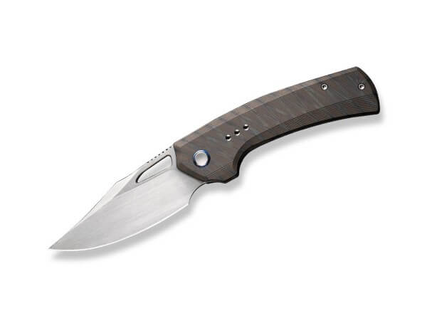 Taschenmesser, Braun, Daumenöffnung, Framelock, CPM-20CV, Titan