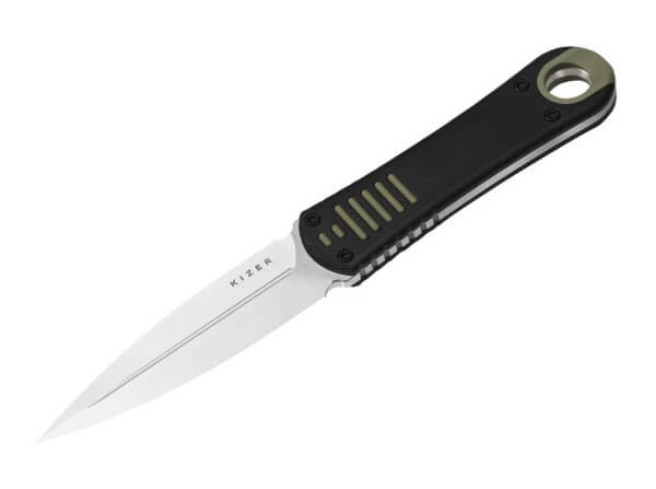 Feststehendes Messer, Schwarz, AEB-L, G10