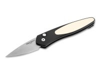 Taschenmesser, Weiß, Druckknopf, Button Lock, CPM-S-35VN, Aluminium Taschenmesser, Weiß, Druckknopf, Button Lock, CPM-S-35VN, Aluminium