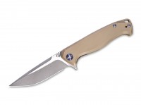 Taschenmesser, Khaki, Flipper, Linerlock, M390, G10 Taschenmesser, Khaki, Flipper, Linerlock, M390, G10