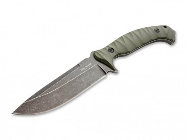 Feststehendes Messer, Grün, 440A, G10