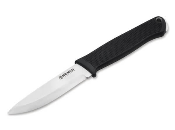 Feststehendes Messer, Schwarz, N690, Kunststoff