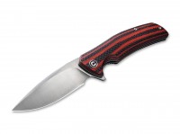 Taschenmesser, Rot, Flipper, Linerlock, D2, G10 Taschenmesser, Rot, Flipper, Linerlock, D2, G10