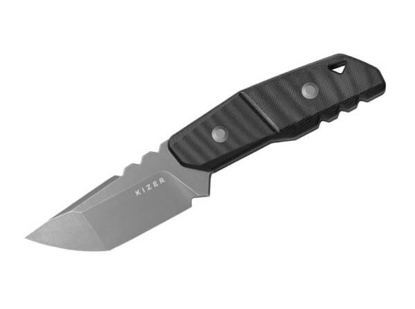 Feststehendes Messer, Schwarz, AEB-L, G10