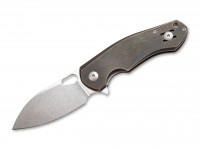 Taschenmesser, Bronze, Flipper, Linerlock, M390, Metall Taschenmesser, Bronze, Flipper, Linerlock, M390, Metall