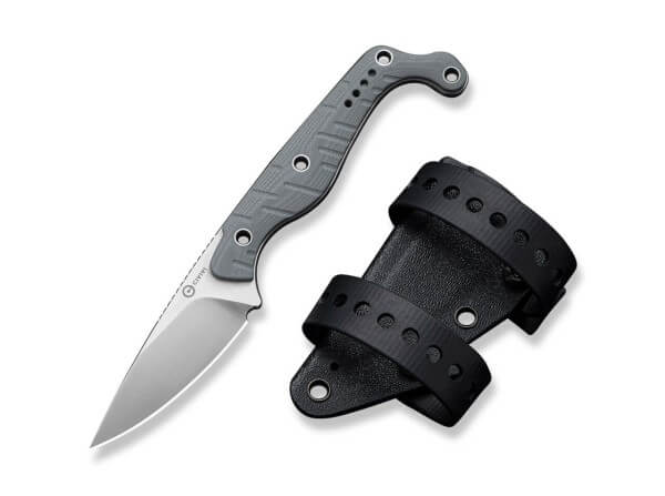 Feststehendes Messer, Grau, Nitro-V, G10